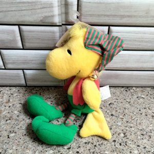 Vintage Peanuts Woodstock Elf Beanbag Plush